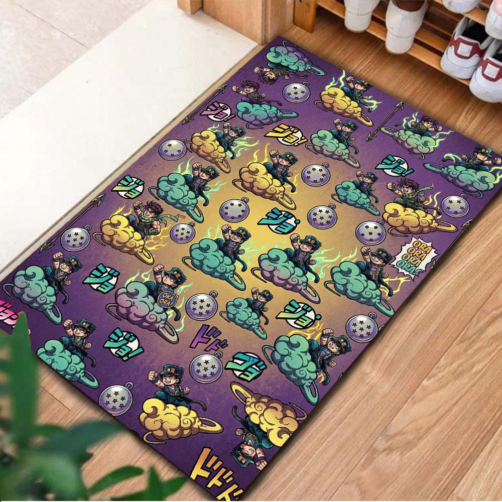 JoJo's Bizarre Adventure Teppich Bodenmatte Große Fläche Waschbar Rutschfest Gamer Schlafzimmer Wohnzimmer Dekor YUN6512