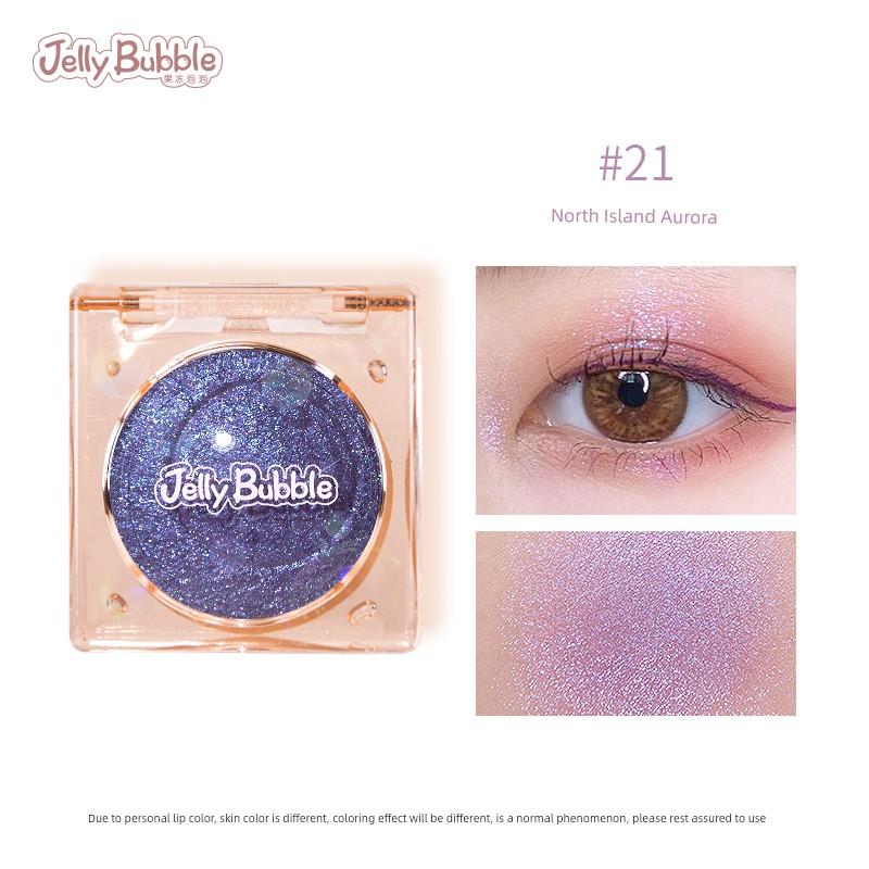 Jellybubble New Arrival Jelly Bubble Eye Shadow Pearlescent Earth Color Niche Style Brand Ins Genuine Goods Student Cheap