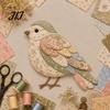 Unique Handmade Home Decorations Garden Animal Patchwork DIY Kit, Floral Fabric Sewing Cute Kit Butterfly Bird Crafting for Adults, Farmhouse