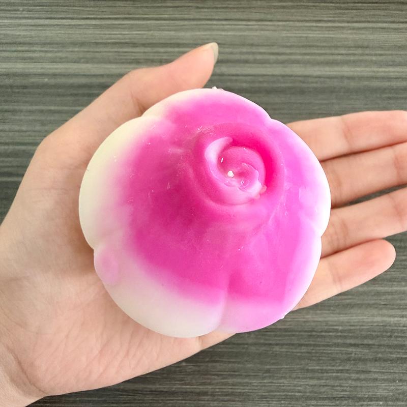 Crunchy Squishy Onion Crispy Sound Squeeze Toy Round Blocks Filled Stress Relief Fidget Toy Asmr Sensory Decompression Toy Gifts