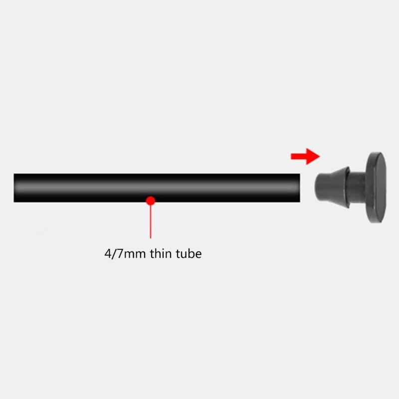 200Pcs 4/7mm Hose End Plug Hose Water Stop Connectors Gardeners Irrigation System Pipe Stop Water Accessories Tool