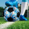 Erling Haaland Soccer Ball Size 5 Colorful Machine Stitched PVC Competition Ready Durable High-Bounce