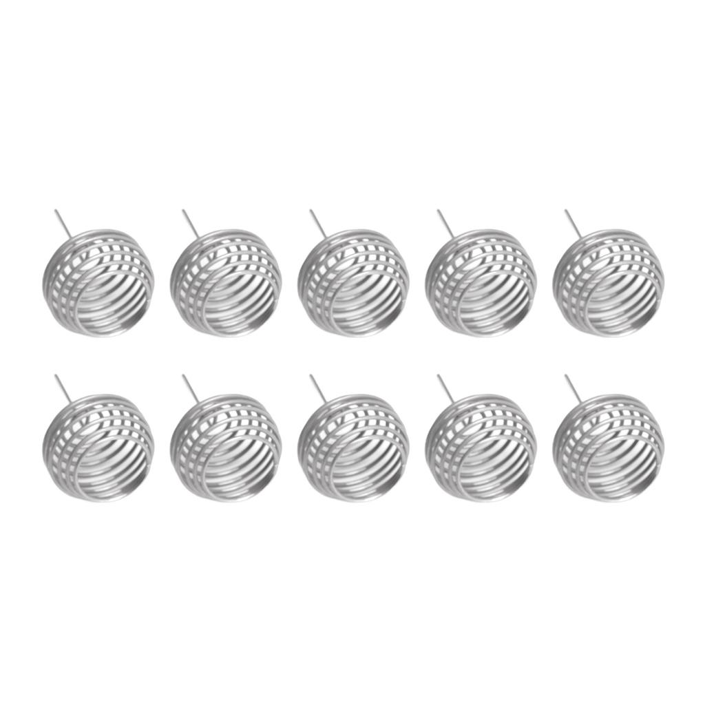 100pcs Fertilizer Mesh Basket Stainless Steel Garden Nutrition Cups Small Size Bonsai Fertilization
