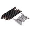 Aluminum Alloy Center Skid Plate Mount with Base Link Rod for Axial SCX10 1/10 RC Car
