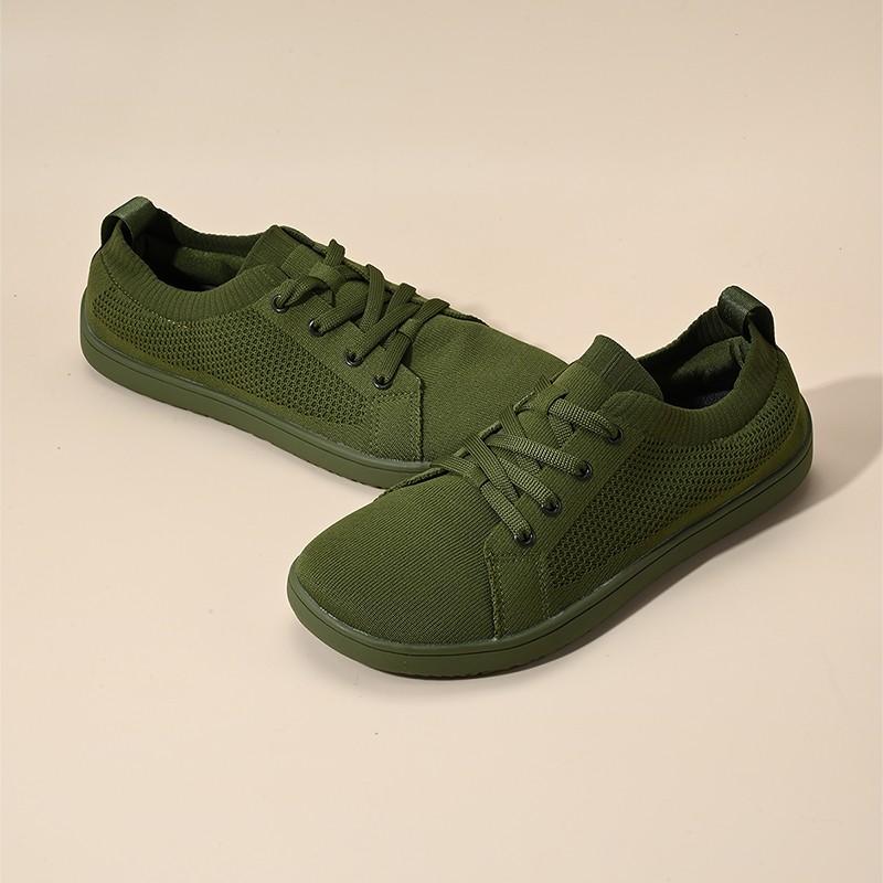 

Женские минималистичные кроссовки для ходьбы Мужские с широким носком Обувь для босиком Кроссовки с нулевым перепадом Поддержка свода стопы Дышащие теннисные кроссовки для пар 37 зелёный