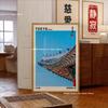 Tokyo Street Cherry Blossom Tourism Canvas Print Poster Japan Mount Fuji Sunrise Landscape Pagoda Wall Art Poster for Home Decor
