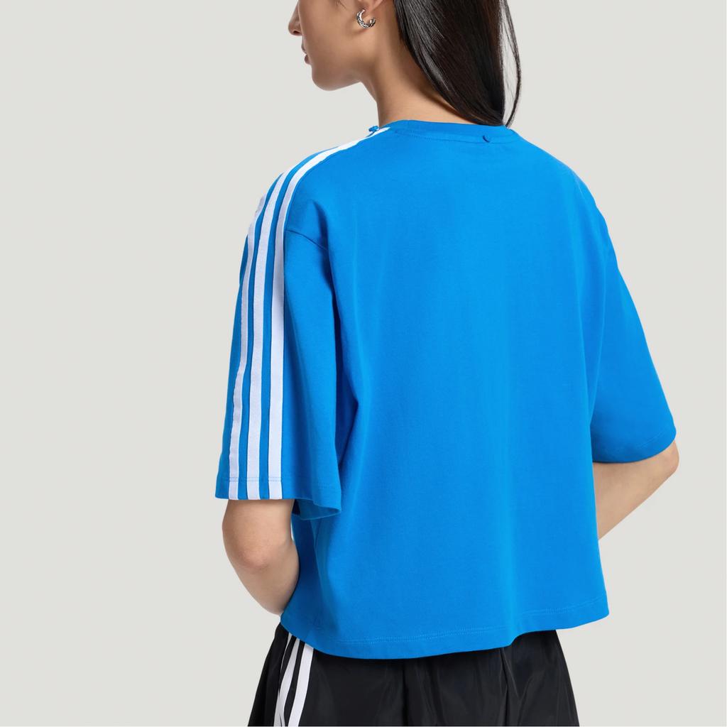 Adidas Dance Box With Scarf Three Stripes Dance Series Navy Collar Sailor Style Pullover Short Sleeve T-Shirt Women Tops KZ4180