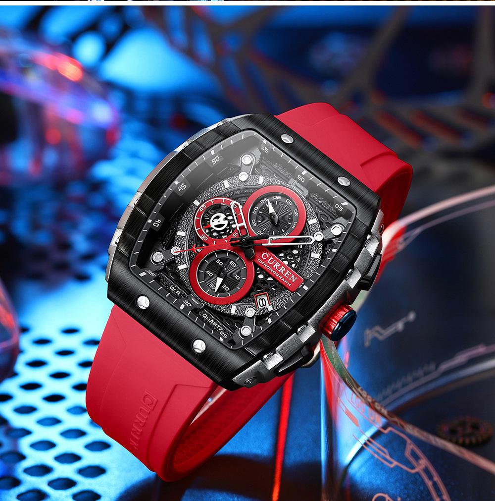 CURREN Men's Multifunction Chronograph Sports Watch 8442