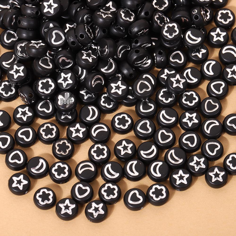 Acrylic Letter Beads for Kids' Jewelry Making – Educational DIY Beading Accessories