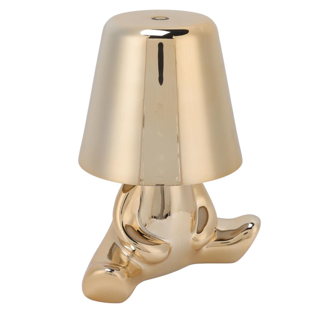 Night Lamp 3 Light Color Stepless Dimming Touch Control USB Rechargeable Bedside Light