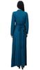 Bimba Women's Mandarin Collar Plain Jilbab Dress With Pockets Full Sleeve