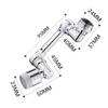 Metal 1080° Rotatable Faucet Aerator Universal Splash Filter Nozzle With 2 Water Flow Modes For Kitchen And Bathroom Sinks