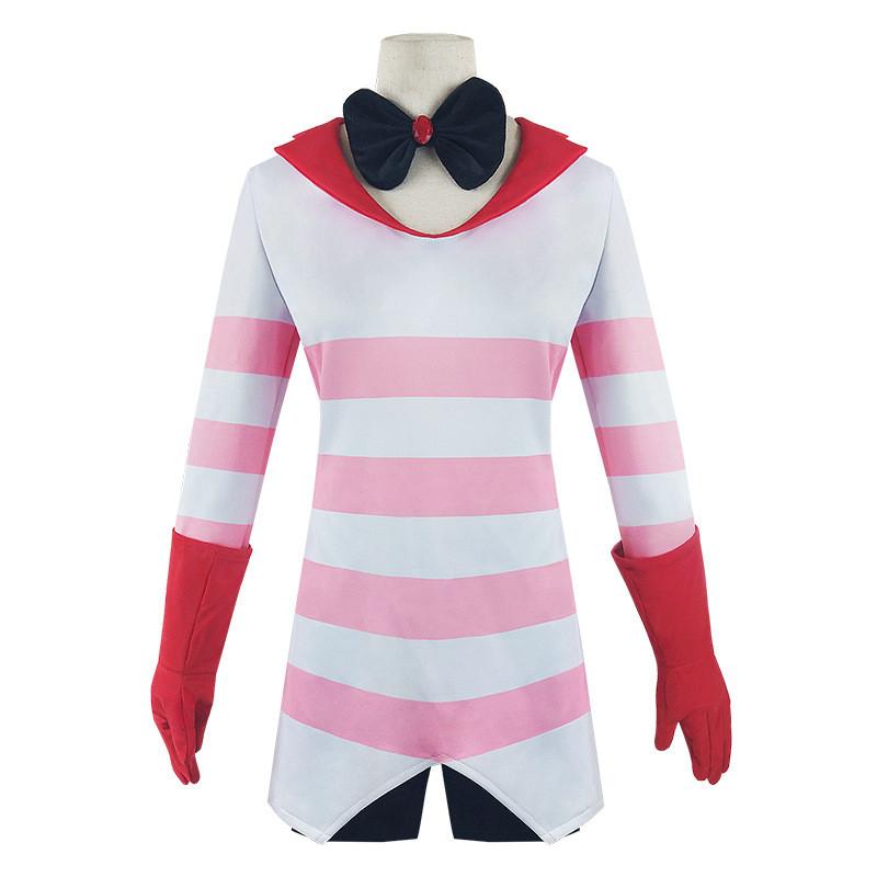 Hazbin Anime Hotel Dust Angel Cosplay Costume Uniform Halloween Outfit Carnival