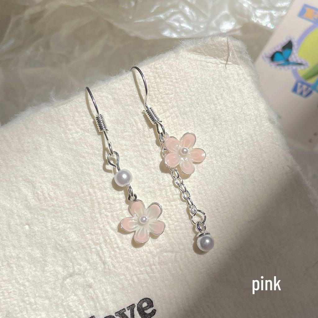 Spring/Summer Women's Fairy Tassel Gradient Flower Earrings - Colorful & Exquisite Design