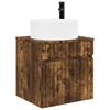 Wall Mounted Washbasin Vanity Smoked Oak