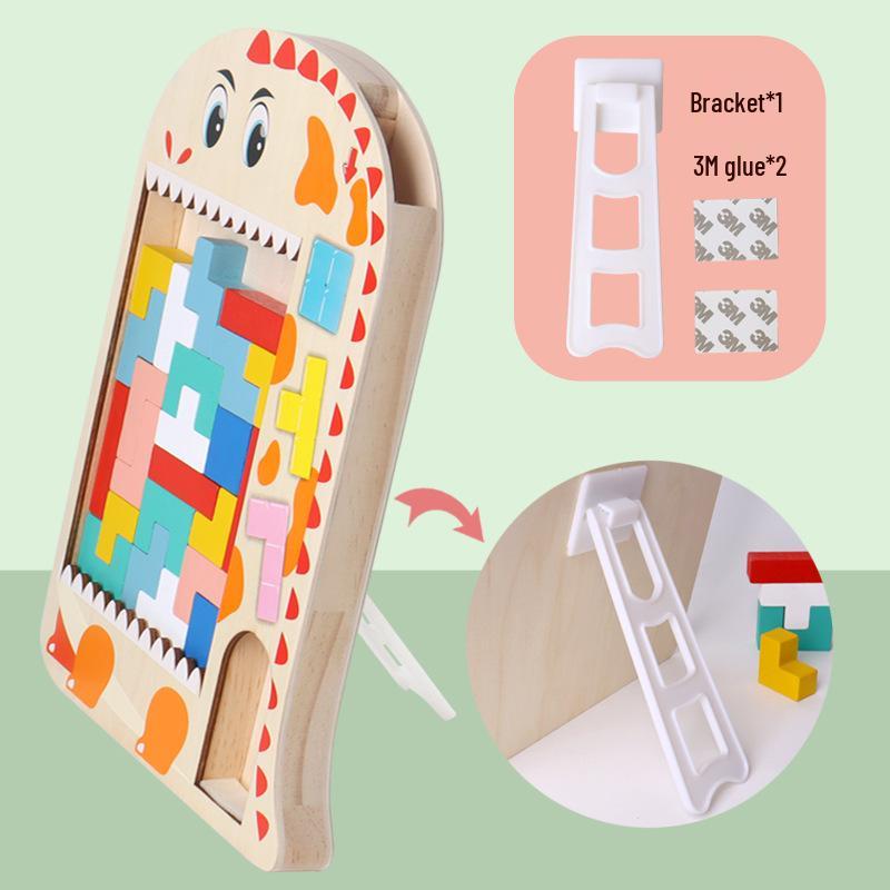 Kids' Educational 3D Tetris Puzzle & Building Blocks Set