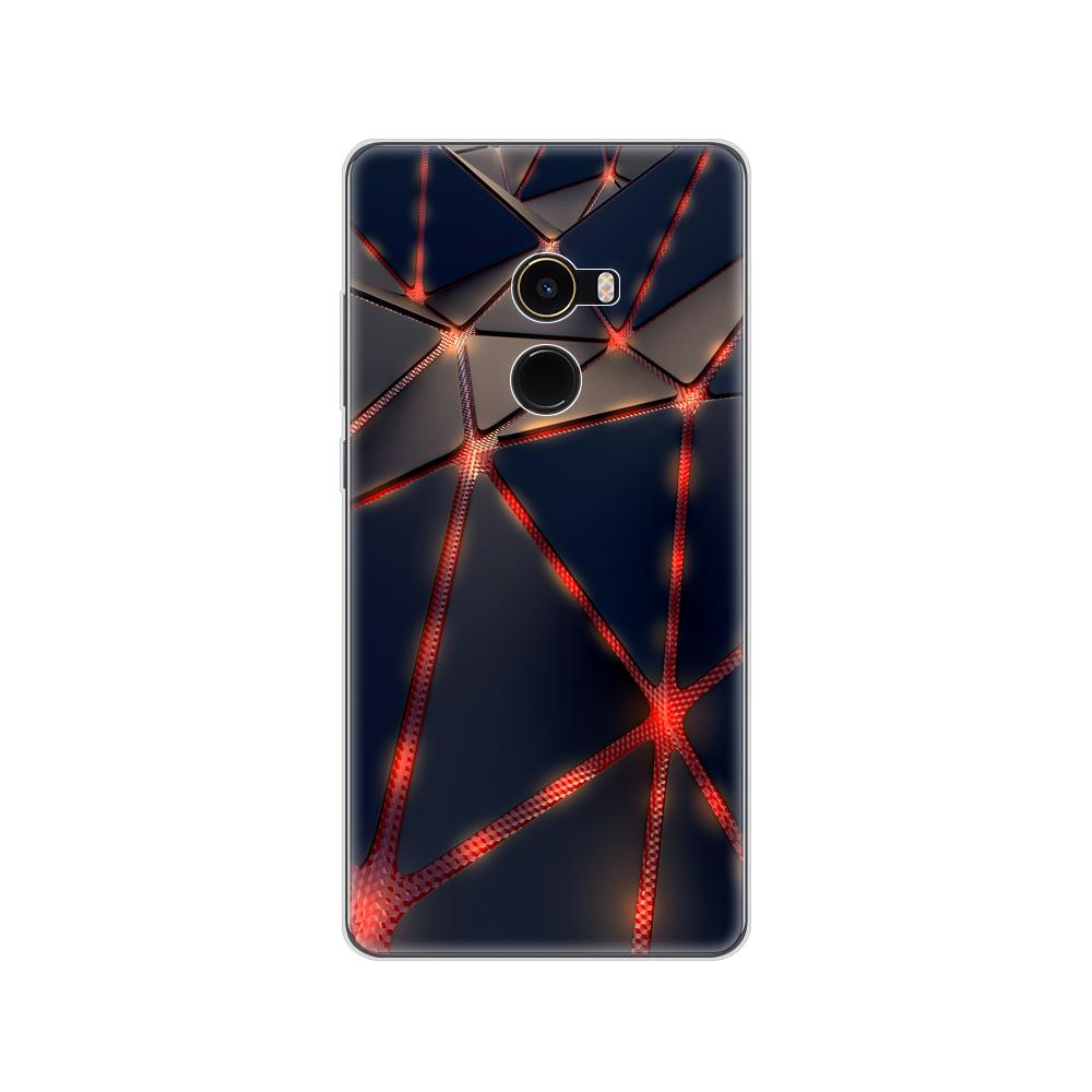 Měkké silikonové pouzdro TPU pro Xiaomi Mix 2 pouzdro pro Xiaomi Mi Mix 2 Mix2 zadní kryt 360 plný ochranný transparentní coque