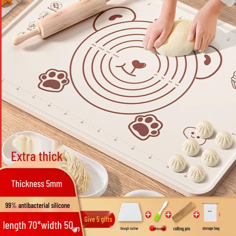 

Thickened Silicone Kneading & Baking Mat Set