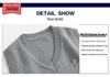 Children's Knitted Vest: British Academy Style for School, Autumn/Winter