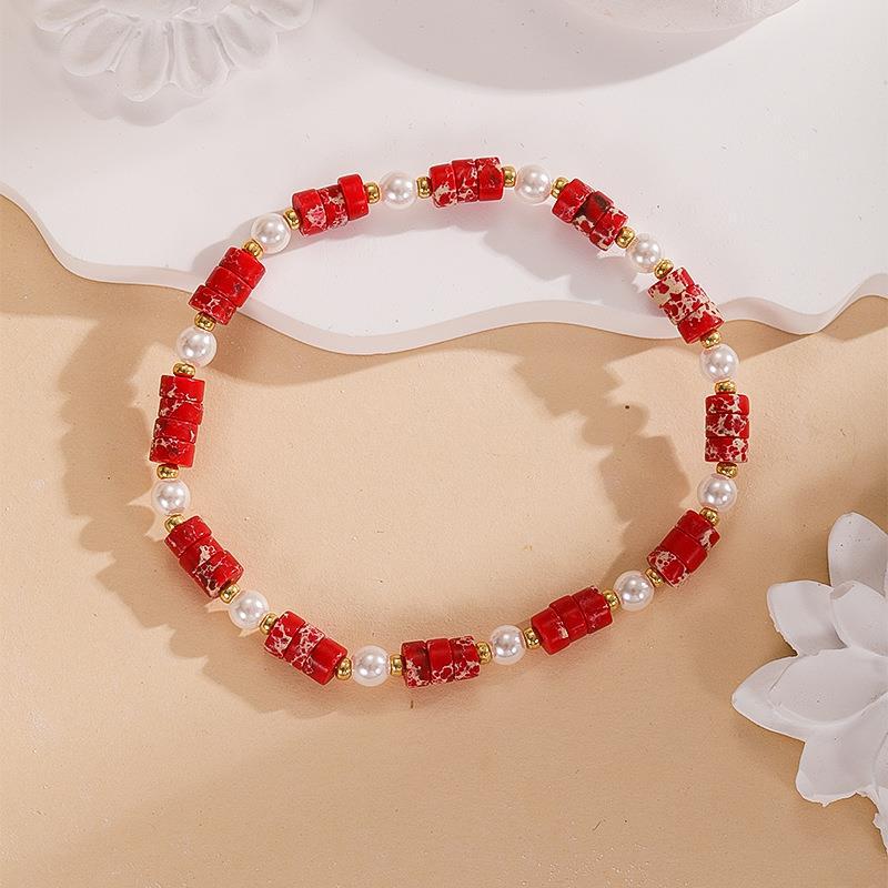 Retro Summer Pearl Bracelet with MIYUKI Seed Beads - High-End Niche Design