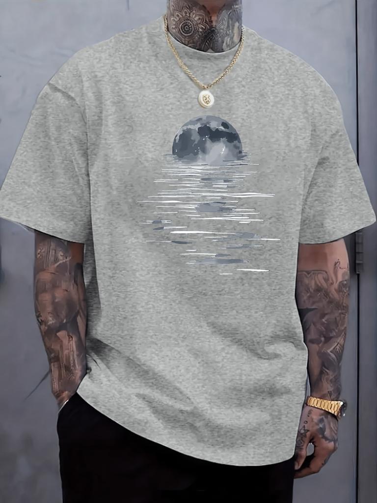 2026 Summer Bestselling Street Casual Fashion Comfortable Breathable Simple Patterned Printed Unisexs Pure Cotton TShirt