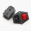AC-304 Integrated Snap-In C13 Power Socket with Switch and Screw Hole Fixing
