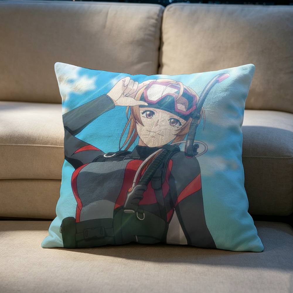 Grand Blue Dreaming Anime   Pillow cover gift High definition digital printing,Surprise  vivid pattern Household.