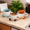 Cute Coffee Mug Adorable Home Kitchen Drinkware Ceramic Funny Coffee Cup for Wine Latte Water Hot Cocoa Cold Hot Drinks
