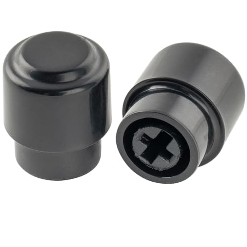 Musiclily Ultra Lever Switch Knob, Old TL Type, Inch/Metric Compatible, for Telecaster Electric Guitars, Black (Set of 2)
