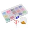 Evil Eye Beads 15 Grids Boxed Resin Material DIY Making Different Colors Beads Craft Accessories for Bracelets