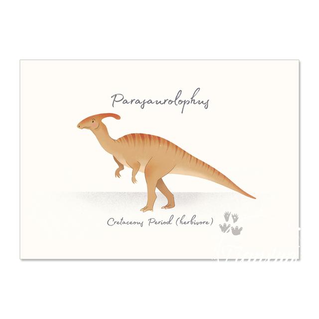 Triceratops Pterosaur Cartoon Dinosaur Wall Art Canvas Painting Nordic Posters And Prints Wall Pictures For Baby Kids Room Decor No Frame