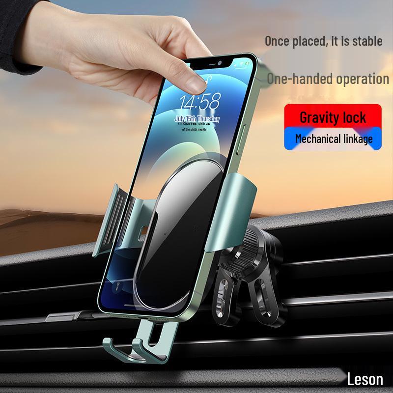 Car-Specific Gravity Support Aluminum Alloy Phone Holder for Air Vent