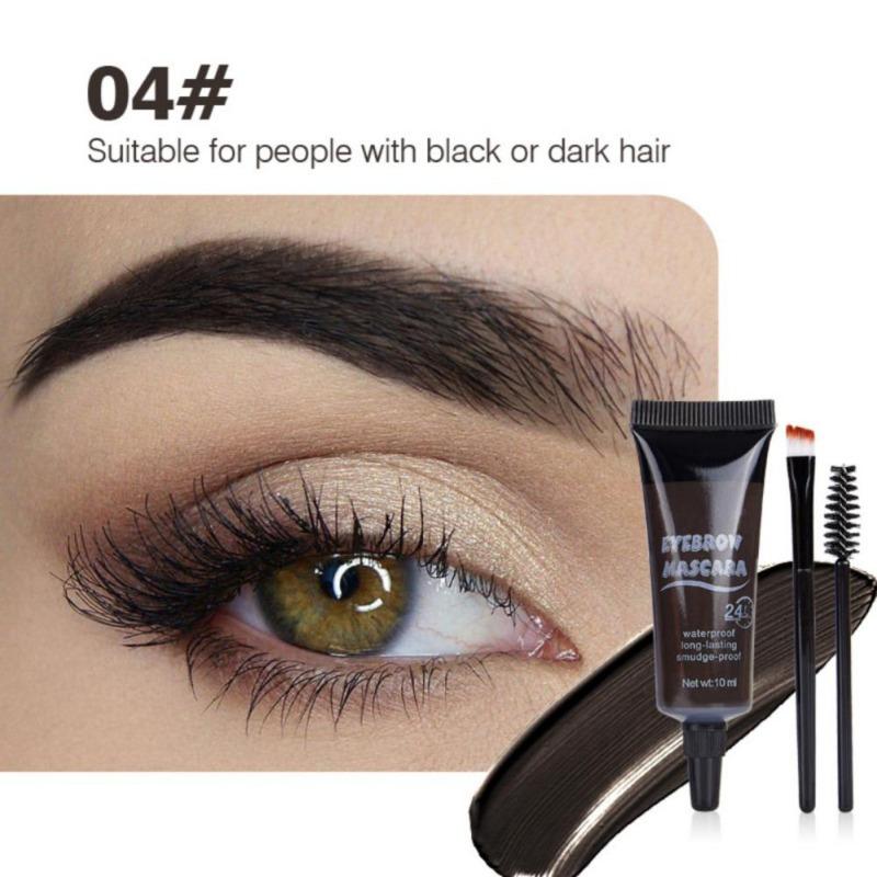 Eyebrow Mascara Waterproof Long-lasting Smudge-proof Eyebrow Tint with Eyebrow Brush