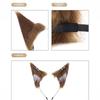 A52E Katzen Wolf Füchse Ohren Stirnband Pelziges Fuchsschwanz Plüschtier Ohren Stirnband Schwanz