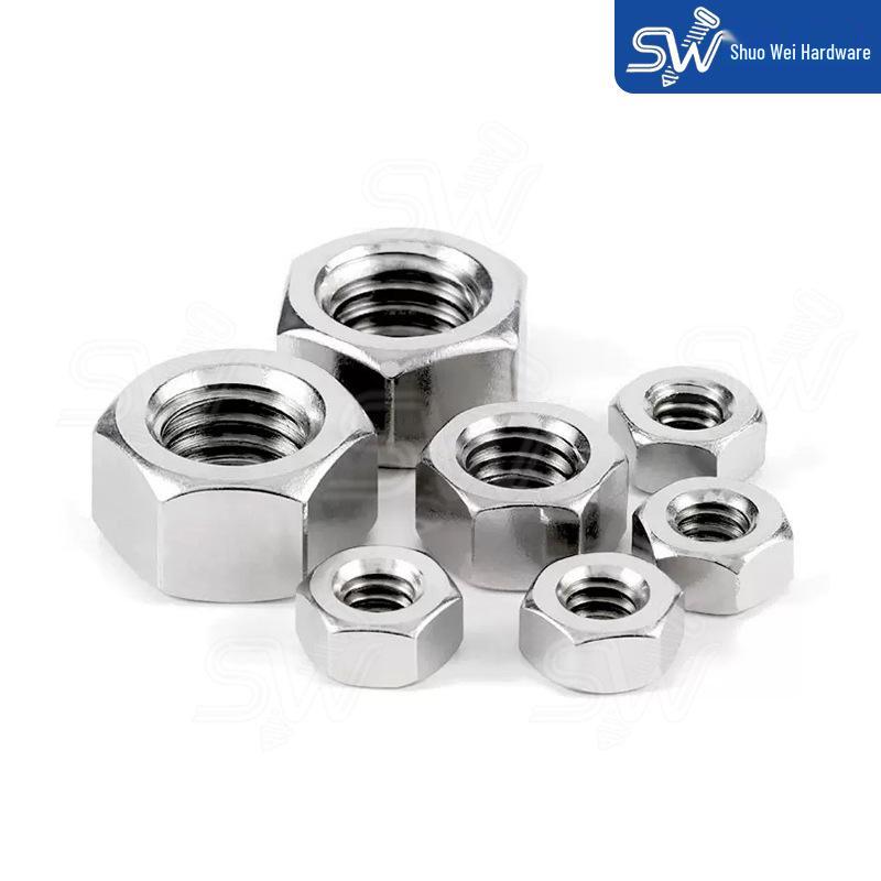 Galvanized Hex Cap Flange Lock Nut Collection (M6, M8) White Galvanized Hex Nut M3