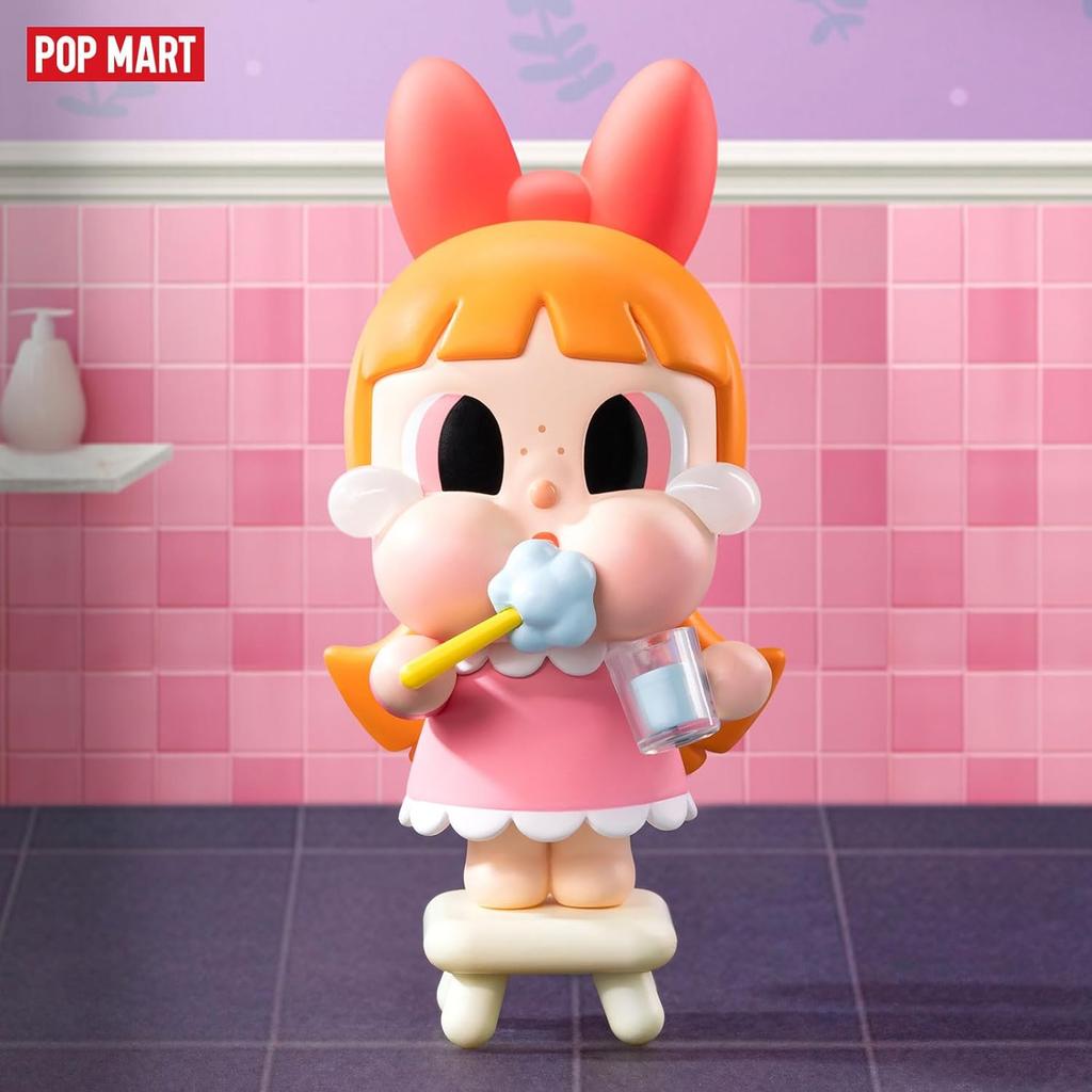 POP MART Crybaby x Powerpuff Girls Serie Figuren, Crybaby Blind Box Figuren, Zufälliges Design Sammelspielzeug Wohnaccessoires, Feiertags-Geburtstagsgeschenke