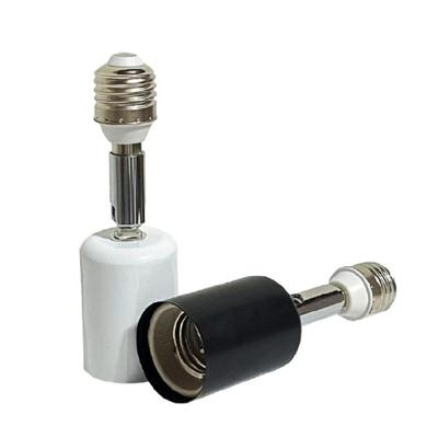 E27 Bulb Socket Extender 90 Vertical 360 Horizontal Adjustment 150W Ceramic Metal Heat Resistant Lamp Adapter Head
