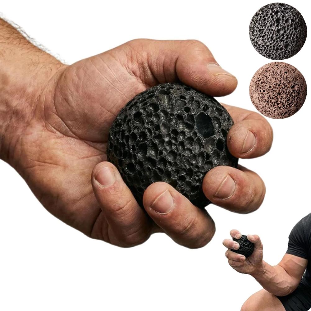Building Natural Lava Stone Hand Grip Ball 5cm Porous Texture Grip Strength Training Callus For Climbers Weightlifters