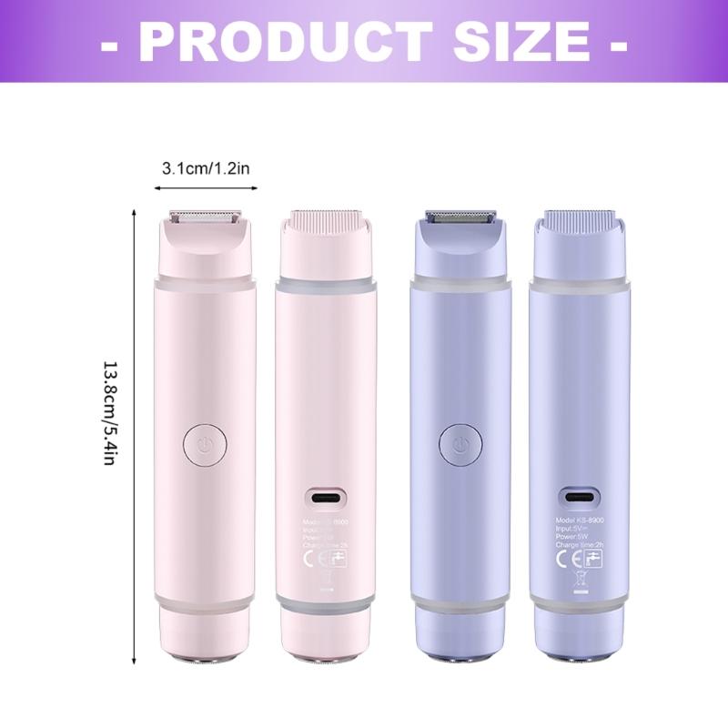 Efficient Electric Removers Washable Removal Tool Hair Trimmer USB Rechargeable Lady Shavers Suitable for Body Face