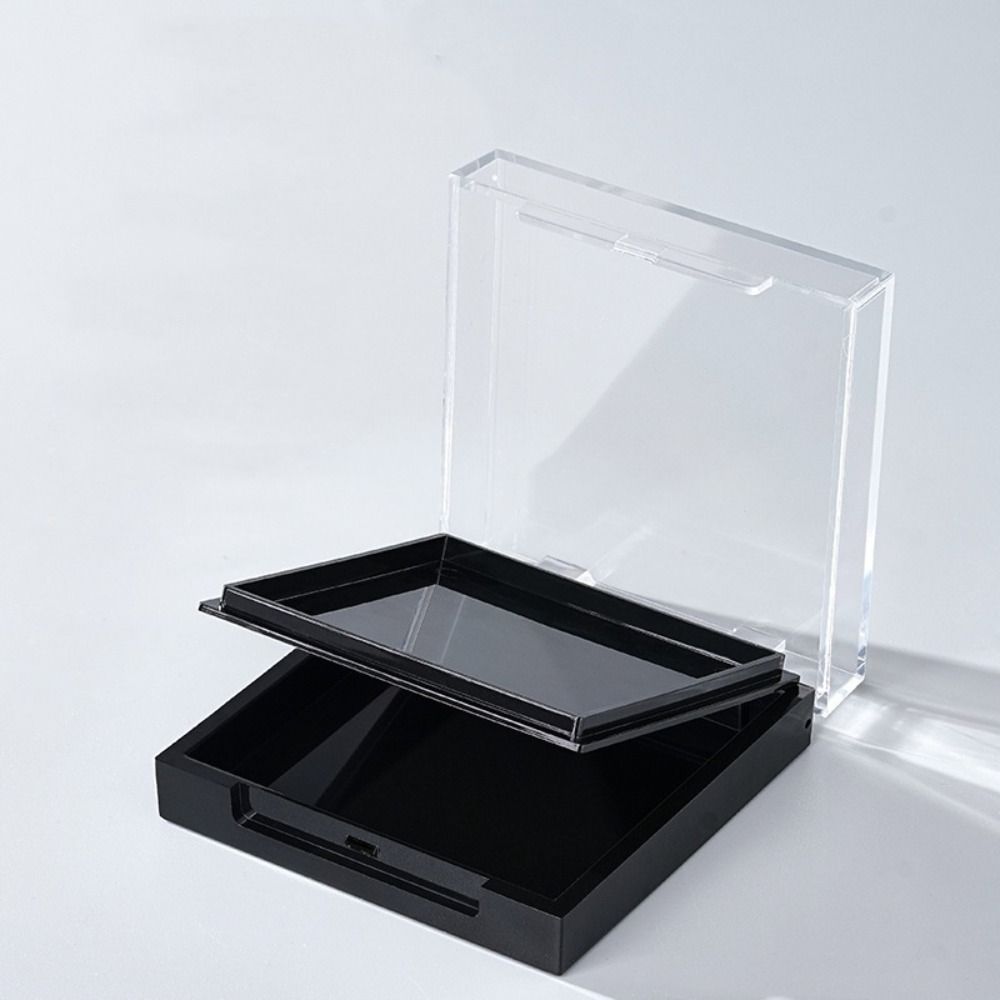 

Двухэтажный пустой контейнер для ногтей, акриловый органайзер для накладных ногтей, полка для демонстрации накладных ногтей прозрачный