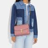 New COACH Lane Leather Portable Crossbody Bag Shoulder Bag Large Size Women's Pink C8206-IMOUS