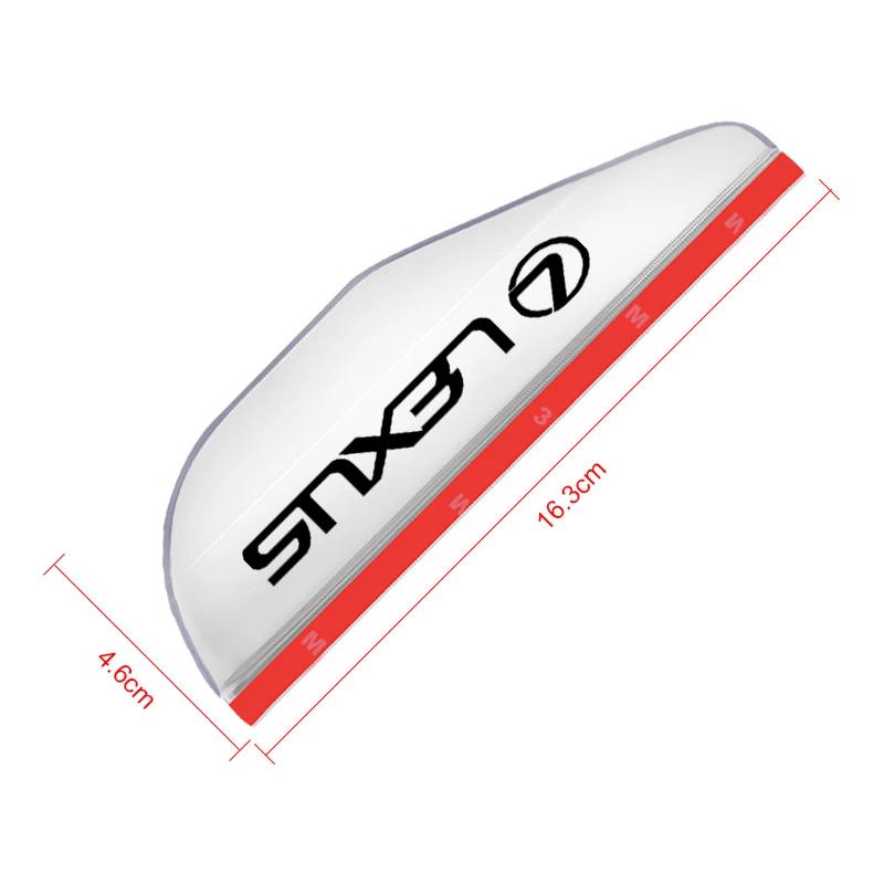 2Pcs Car Rear View Side Mirror Rain Board Eyebrow Guard Sun Visor For Lexus ES300 RX330 RX300 GS300 IS250 IS200 CT200h NX RX
