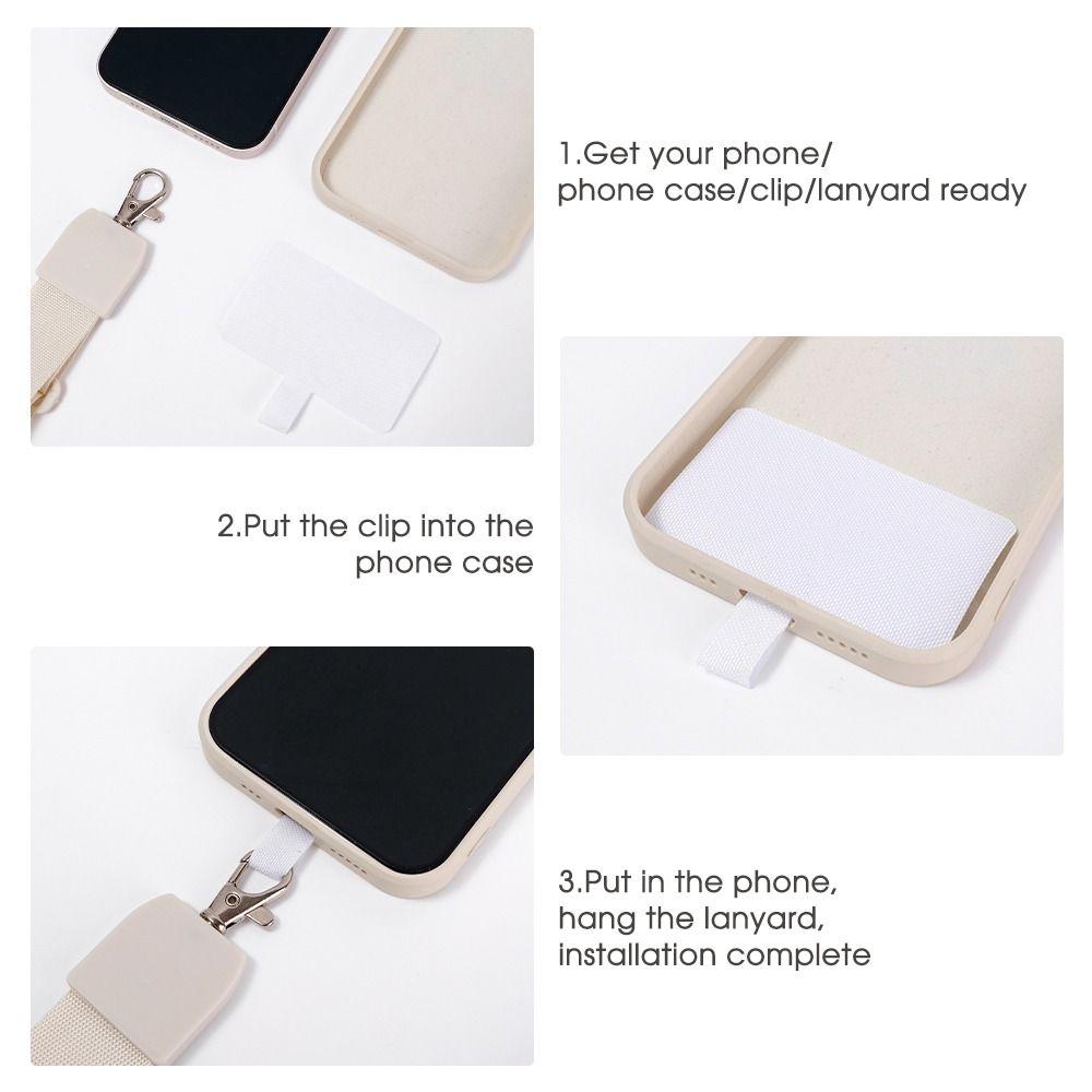Halsbandclip Karabiner Schlüsselanhänger Seilband Handyband Lanyardband Handyhängekordel Handy-Lanyard