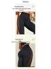 Pantaloni da Yoga Senza Cuciture a Vita Alta Asciugatura Rapida Solleva Glutei