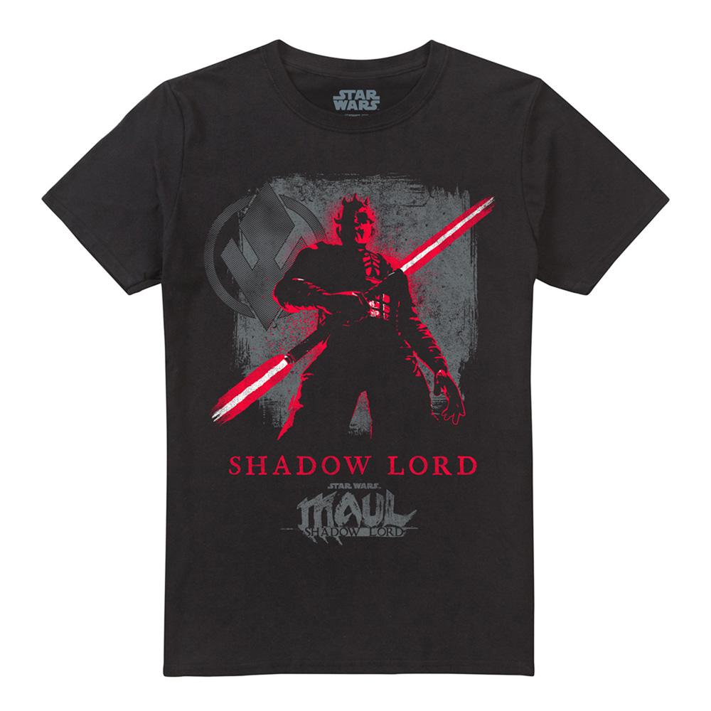 Star Wars: Maul-Shadow Lord Unisex Volwassen Dark Side Sith T-shirt