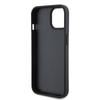 Karl Lagerfeld Klhcp15Spklpklk Iphone 15 / 14 / 13 6.1 Czarny/Black Hardcase Skóra Monogram Hot Stamp Metalowe Logo