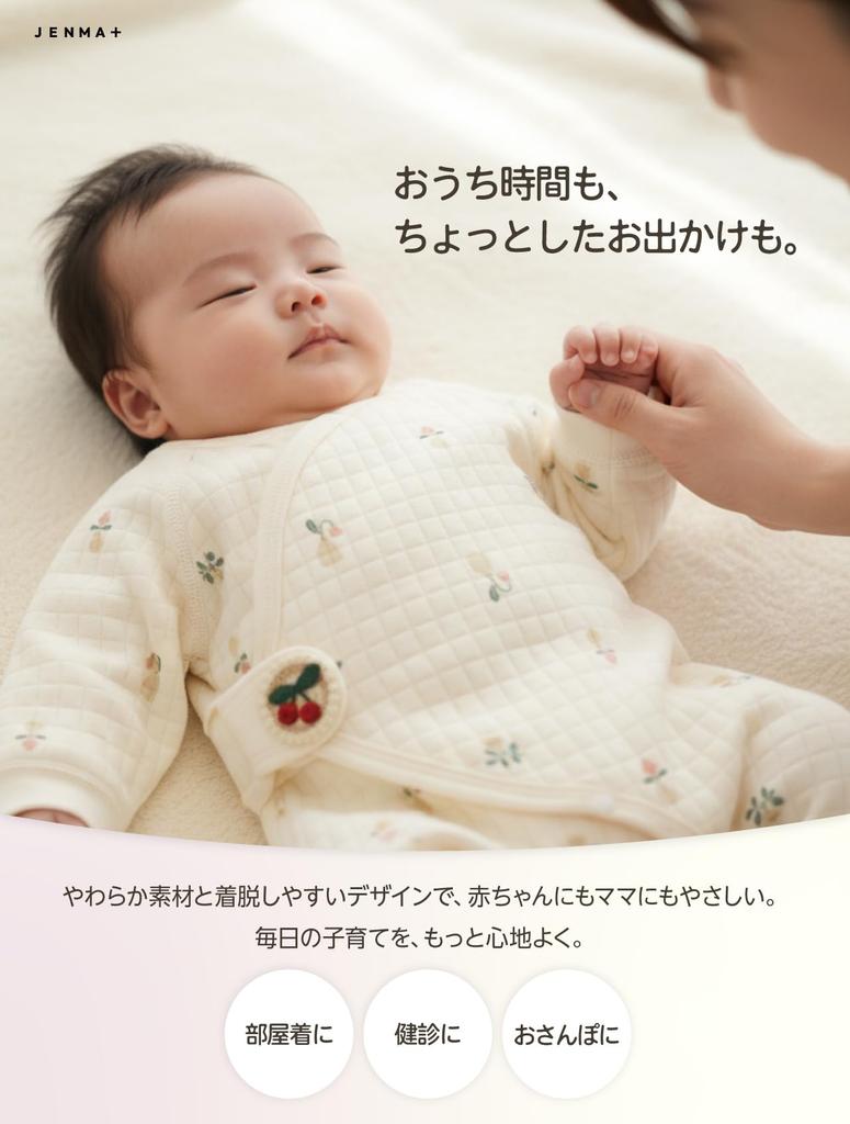 Gemma Plus Natural Cotton Newborn Baby and Long Open Perfect for Baby Showers and Preparing for Quality 100% Coveralls, Rompers, Girls' Boys' Pajamas,