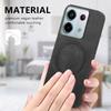 B1 For Xiaomi Poco X6 5G/Redmi Note 13 Pro 5G Leather Back Case Compatible with MagSafe Skin-Touch Phone Cover