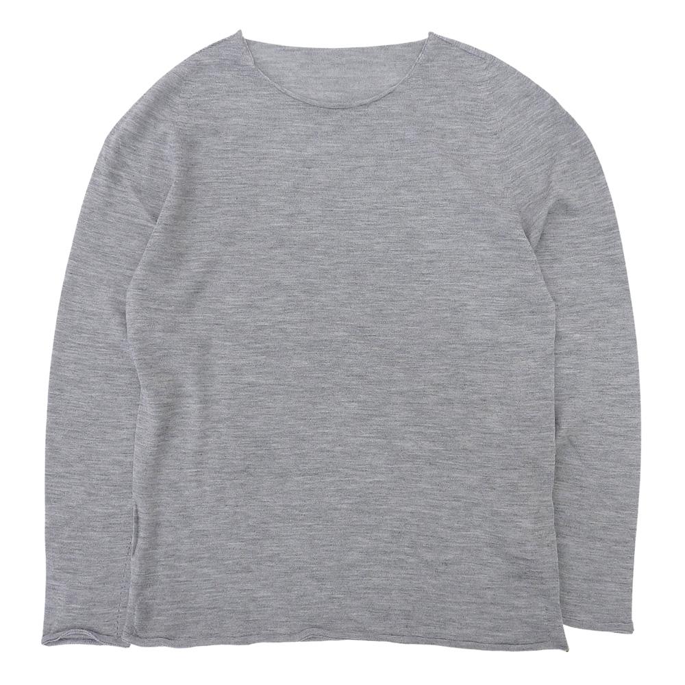 TOYOBOSHI CHAUSU cashmere 100 top, women's, light gray, size 2, 14IT-AC6001 tops 2 Light grayUsed