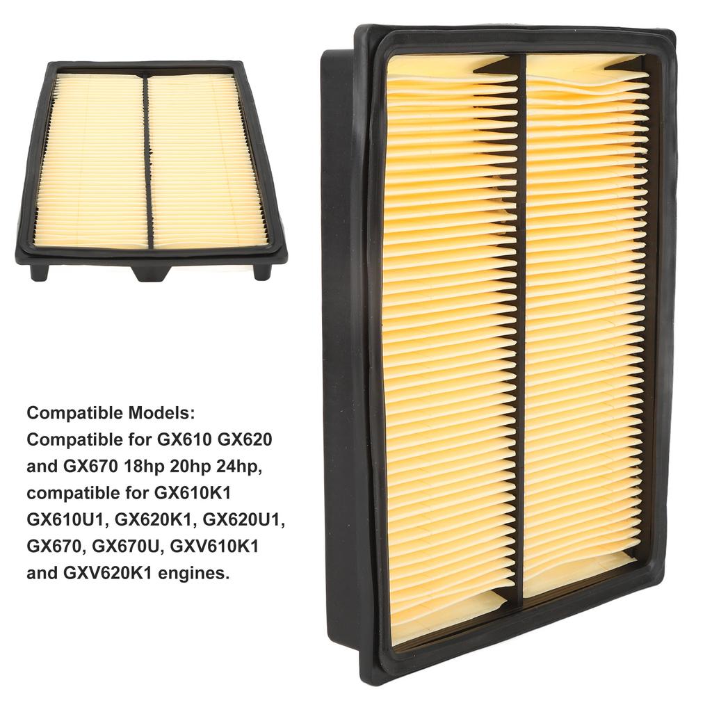 Engine Air Filter High Accuracy Replacement Engine Air Filter for GX610 GX620 GX670 18HP 20HP 24HP